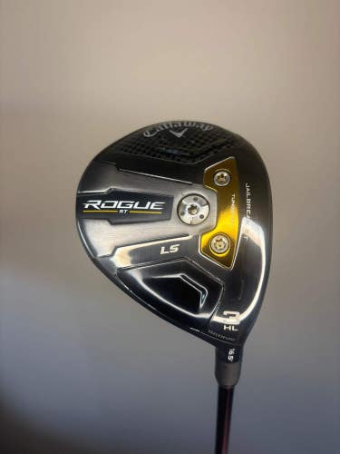 Callaway Rogue ST LS HL 3-Wood 16.5 Tensei White AV 75 Stiff Flex 43 +HC NICE