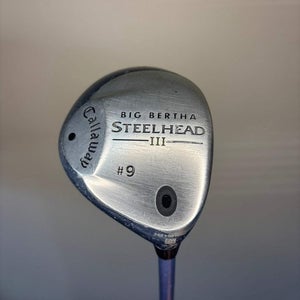 Callaway Big Bertha Steelhead III 9-Wood Graphite Ladies Flex 40.5