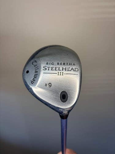 Callaway Big Bertha Steelhead III 9-Wood Graphite Ladies Flex 40.5