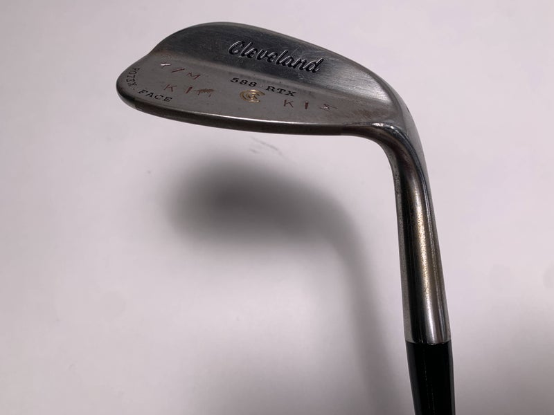 Cleveland 588 RTX Satin Chrome Raw Gap Wedge GW 52* 10 DG S400 Stiff Mens RH