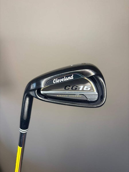 Cleveland CG16 Black Pearl 7-Iron 31 Traction 85 Stiff Flex Lefty 37.25 NICE