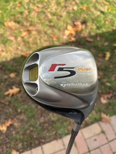 Taylormade R5 Dual TP Driver 7.5 Reax TP-65 Stiff Flex 45 NICE