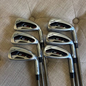 Ping G410 Iron Set 5-PW Green Dot Recoil Smac Wrap ES Regular Flex +1/4 NICE