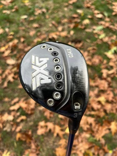PXG 0341X 3-Wood 15 Evenflow Riptide CB Regular Flex 42.75 NICE