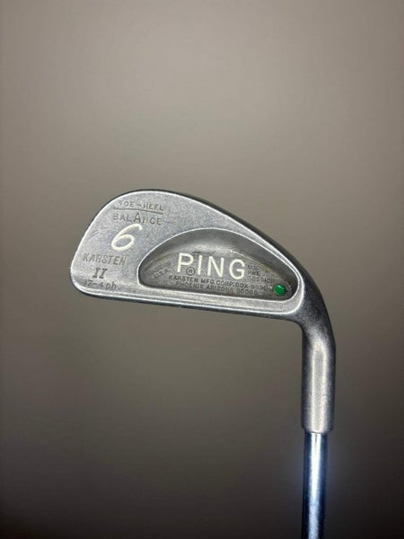 Ping Karsten II 6-Iron Green Dot ZZ Lite Stiff Flex 37.75 NICE