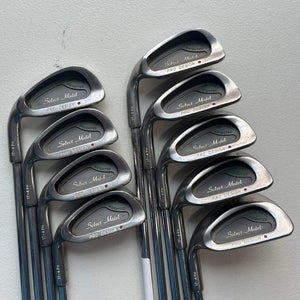 Select Model Pro Design Iron Set 3-PW, SW Dynalite Stiff Flex Lefty Standard