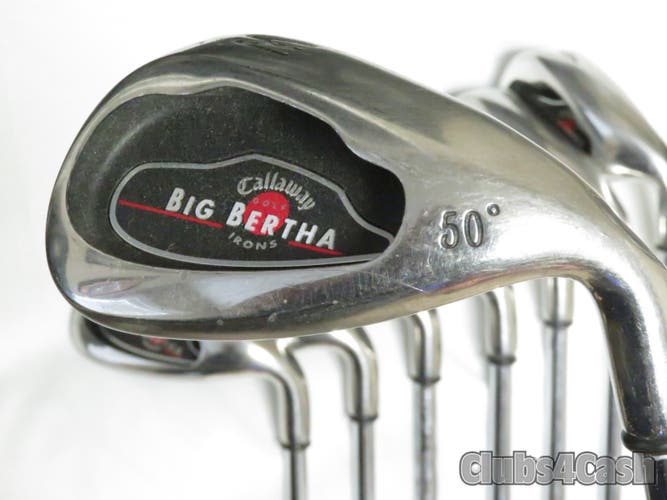 Callaway Big Bertha 2004 Big Bertha Irons Constant Weight Uniflex Steel 4-P +10
