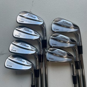 Titleist 716 T-MB Iron Set 4-PW Project X Rifle Stiff Flex Standard NICE