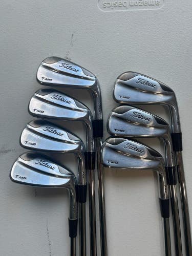Titleist 716 T-MB Iron Set 4-PW Project X Rifle Stiff Flex Standard NICE