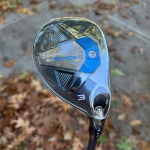 Callaway Ai Smoke HL 3 Hybrid 18 Cypher Seventy Stiff Flex 40.5 +HC NEW