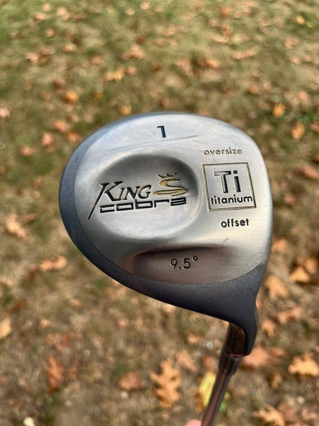 Cobra Titanium Offset Oversize Driver 9.5° Supershaft Stiff Flex 45.25″ +HC NICE