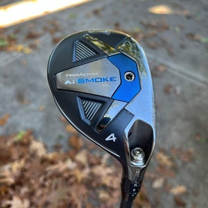 Callaway Ai Smoke HL 4 Hybrid 21 Cypher Sixty Regular Flex 40 +HC NICE