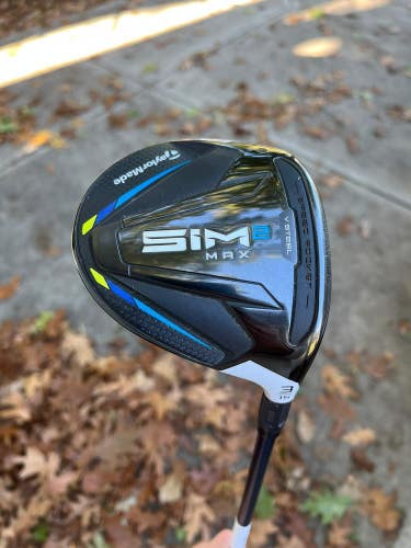 Taylormade Sim2 Max 3-Wood 15 Ventus Blue 6S Stiff Flex 42.5 NICE
