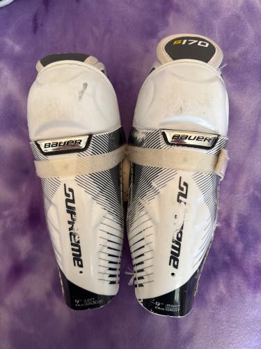 Youth Bauer Supreme S170 Shin Pads 9" (Used)
