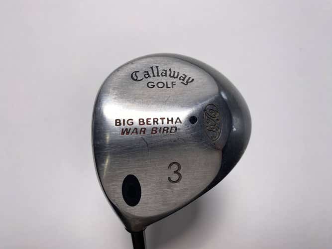 Callaway Big Bertha Warbird 3 Fairway Wood 15* RCH 96 Firm Graphite Mens LH