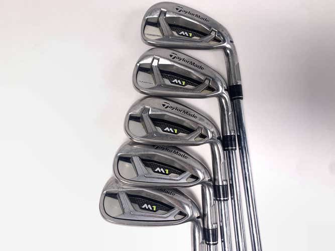 TaylorMade M1 Iron Set 5-PW KBS Tour C-Taper Regular Steel Mens RH- No 7i