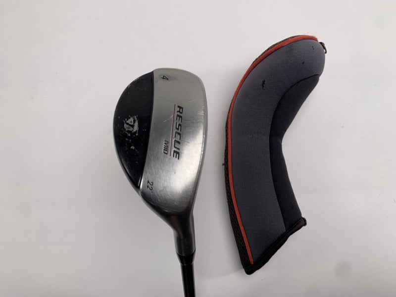 TaylorMade Rescue Mid 4 Hybrid 22* Stiff Graphite Mens RH HC