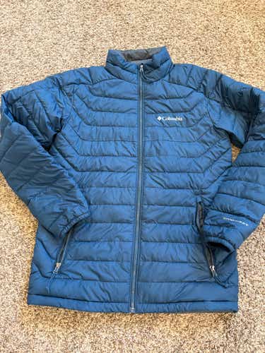 Blue Unisex Adult Small Columbia Jacket (Used)