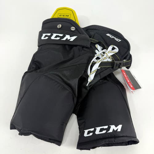 New CCM Black Tacks 9040 Pants | Junior S | #191520268619