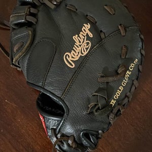 Rawlings H115FBM Boys' 11.5" Baseball First Base Mitt Left-Hand Throw