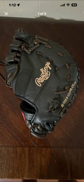 Rawlings H115FBM Boys' 11.5" Baseball First Base Mitt Left-Hand Throw