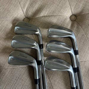 Titleist 2023 T100 Iron Set 5-PW AMT White X100 Extra Stiff Flex +3/4 NICE