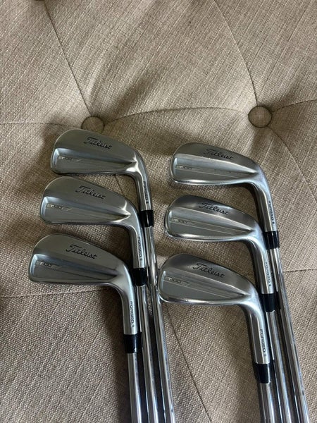 Titleist 2023 T100 Iron Set 5-PW AMT White X100 Extra Stiff Flex +3/4 NICE