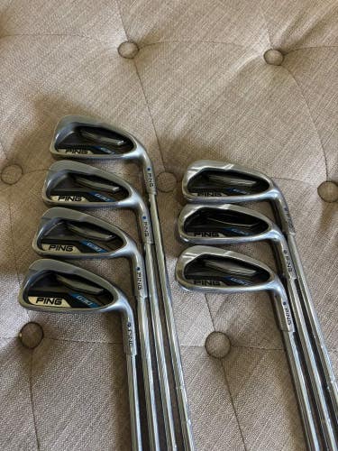 Ping G30 Iron Set 4-PW Blue Dot CFS Distance Stiff Flex +1/4 READ
