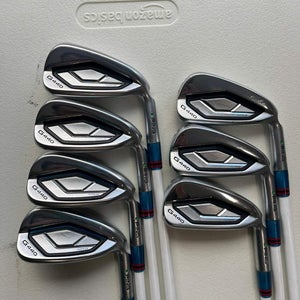 Ping G440 Iron Set 4-PW Green Dot Raijin 75 Stiff Flex +3/4 NICE