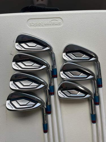 Ping G440 Iron Set 4-PW Green Dot Raijin 75 Stiff Flex +3/4 NICE