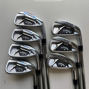 Callaway Apex DCB 21 Combo Iron Set 4-PW Elevate 95 Stiff Flex Standard MINT