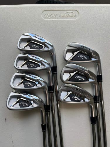 Callaway Apex DCB 21 Combo Iron Set 4-PW Elevate 95 Stiff Flex Standard MINT