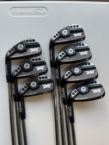 PXG 0311 T Gen5 XD Black Label Elite Iron Set 4-PW KBS Tour Stiff Flex Lefty +1