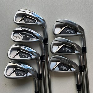 Callaway Apex DCB 21 Combo Iron Set 4-PW Elevate 95 Stiff Flex Standard READ
