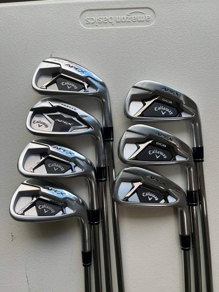 Callaway Apex DCB 21 Combo Iron Set 4-PW Elevate 95 Stiff Flex Standard READ