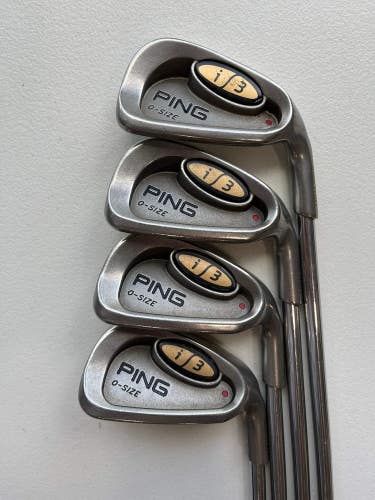 Ping i3 O-size Oversize Iron Set 7-PW Red Dot Cushin JZ Regular Flex +1/4 NICE