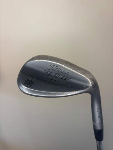 Titleist Vokey SM7 Jet Black Raw Lob Wedge 60 / 8M Wedge Flex 35.5 READ