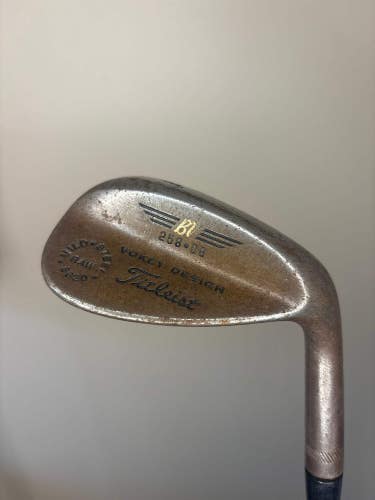 Titleist Vokey Raw Lob Wedge 58° / 8 S300 Stiff Flex 35″