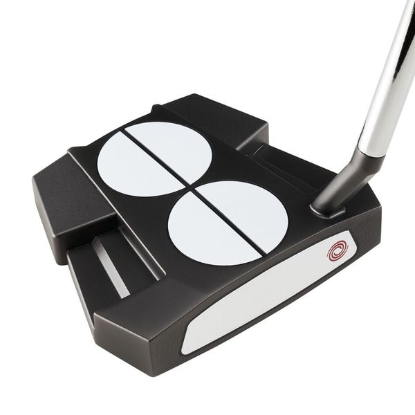 LEFT HANDED ODYSSEY ELEVEN 2-BALL TOUR LINED SLANT PUTTER 34 IN STROKE LAB 3GEN RED