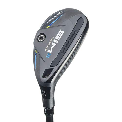 LEFT HANDED TAYLORMADE SIM2 RESCUE 3 HYBRID GRAPHITE STIFF STANDARD MITSUBISHI TENSEI AV RAW BLUE 8