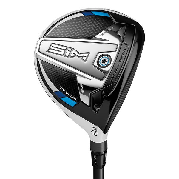 LEFT HANDED TAYLORMADE SIM TI FAIRWAY 3 WOOD GRAPHITE REGULAR STANDARD MITSUBISHI DIAMANA DIALEAD F