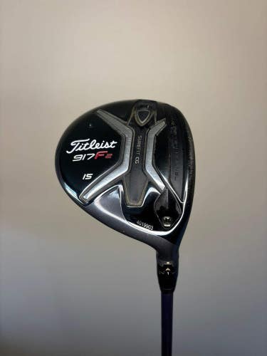Titleist 917 F2 3-Wood 15° Speeder Pro 84 Tour Spec X-Stiff Flex 42.5″ +HC NICE