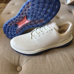 ECCO Golf Lt1 Men’s Golf Shoes White Size 11-11.5 NEW