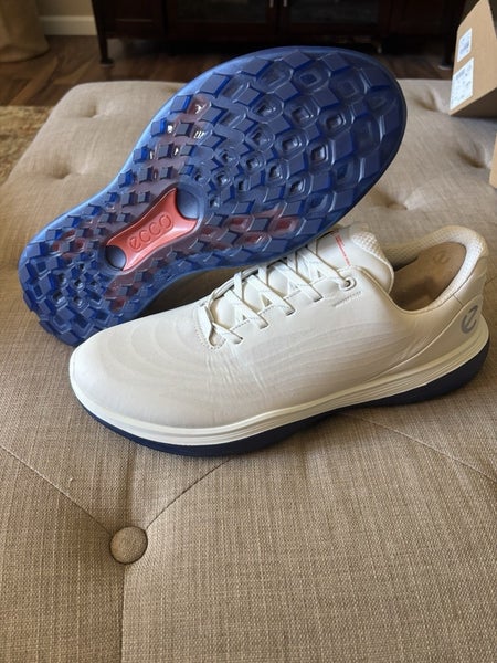 ECCO Golf Lt1 Men’s Golf Shoes White Size 11-11.5 NEW