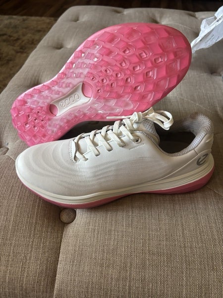 ECCO Golf Lt1 Hybrid Women’s Golf Shoes White Size 9-9.5 NEW