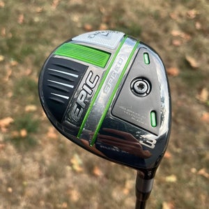 Callaway Epic Speed 3-Wood 15 MMT 70 Stiff Flex 43 +HC NICE