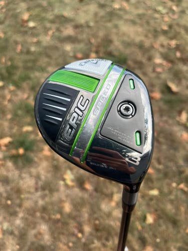 Callaway Epic Speed 3-Wood 15 MMT 70 Stiff Flex 43 +HC NICE