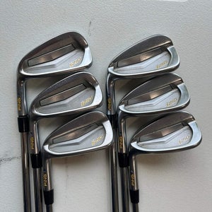 Ping i210 Iron Set 5-PW Blue Dot Project X Rifle Extra Stiff Flex Lefty +1/4