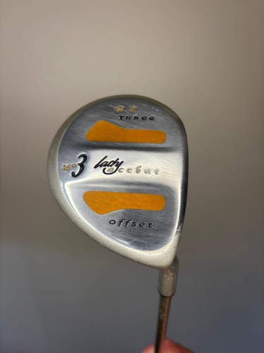La Jolla Lady Accent Offset 3-Wood 16° Triple Notch Ladies Flex 42.5″ +HC NICE