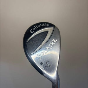 Callaway Solaire 5 Hybrid 55g Graphite Ladies Flex 38.75 NICE